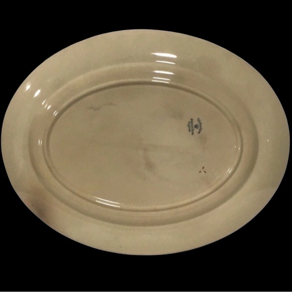 Vintage Johnson Brothers England Victorian Tureen Lid Ladle Platter Gild Pattern - Picture 4 of 16